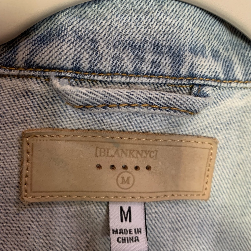 Jean Jacket- Distressed - Picture 3 of 3